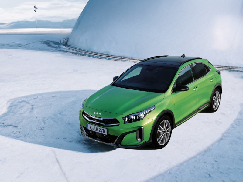 Winterkompletträder, Kia Service, XCeed im Schnee, Symbolbild